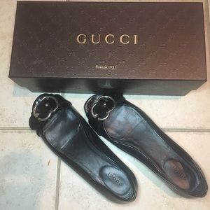 Gucci Patent Leather Flats EU 38.5